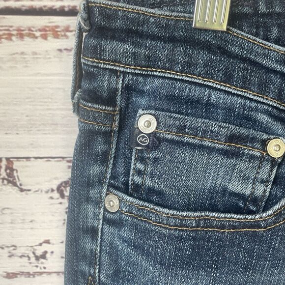 AG Adriano Goldschmied The Stilt Cigarette Jeans 32R Slim Fit Made in USA Blue - Picture 6 of 12